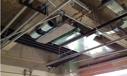 風(fēng)機(jī)盤管安裝現(xiàn)場圖